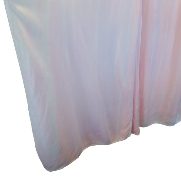 Kiwi & Punch Pink Tie Dye High Slit Y2K Wide Leg Lightweight Festival Pants Sz L - Picture 5 of 11